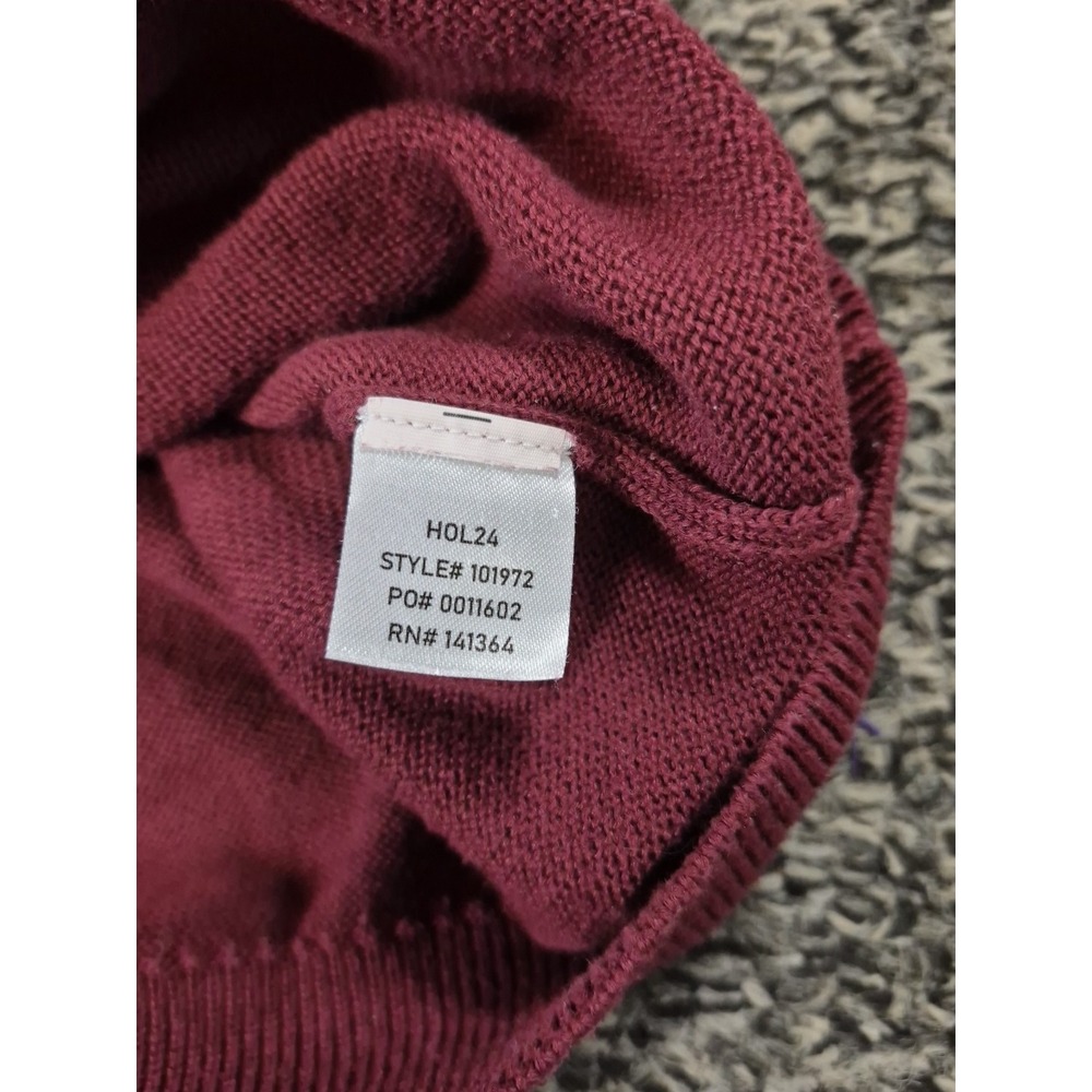 Rhone Sweater Mens Large Red Commuter 1/4 Zip Performance Golf Prep Pullover - Picture 6 of 7
